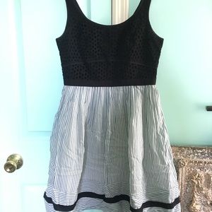Anne Taylor Loft Summer Eyelet Dress